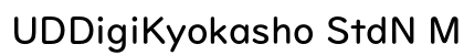 UDDigiKyokasho StdN M font free download