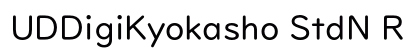 UDDigiKyokasho StdN R font free download