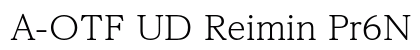 A-OTF UD Reimin Pr6N L Preview