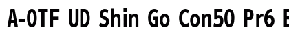 A-OTF UD Shin Go Con50 Pr6 B font free download
