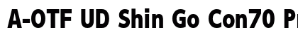 A-OTF UD Shin Go Con70 Pr6N U Preview