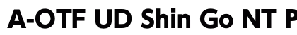 A-OTF UD Shin Go NT Pr6 H Preview