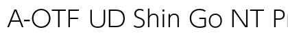A-OTF UD Shin Go NT Pr6 L Preview