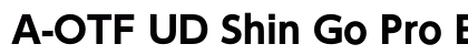 A-OTF UD Shin Go Pro B font free download