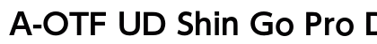 A-OTF UD Shin Go Pro DB font free download
