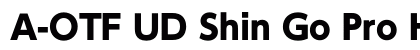 A-OTF UD Shin Go Pro H font free download