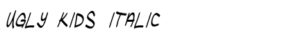 Ugly Kids Italic Preview