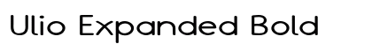 Ulio Expanded Bold Preview