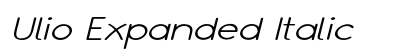 Ulio Expanded Italic Preview