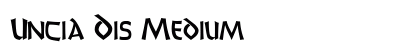 Uncia Dis Medium font free download