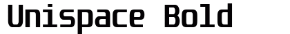 Unispace Bold Preview