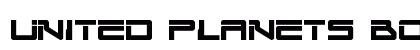 United Planets Bold Bold Font Preview