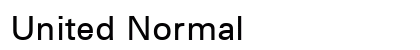 United Normal font free download