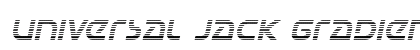 Universal Jack Gradient Italic Italic font free download