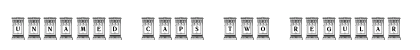 Unnamed Caps Two Regular font free download