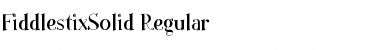 FiddlestixSolid Regular Font