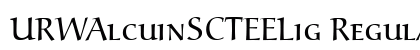URWAlcuinSCTEELig Regular font free download