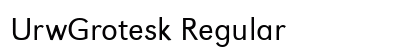 UrwGrotesk Regular font free download