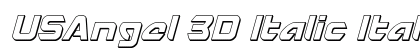 USAngel 3D Italic Italic