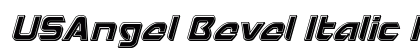 USAngel Bevel Italic Italic font free download