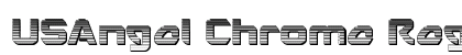 USAngel Chrome Regular Font Preview
