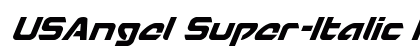 USAngel Super-Italic Italic font free download