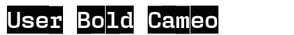 User Bold Cameo Preview