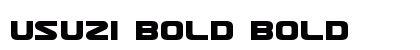 Usuzi Bold Bold Font Preview