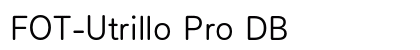 FOT-Utrillo Pro DB preview