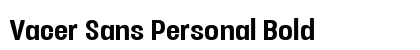 Vacer Sans Personal Bold Font Preview Vacer Sans Personal Bold Font Preview