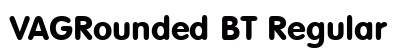 VAGRounded BT Regular font free download
