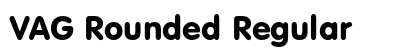 VAG Rounded Regular font free download