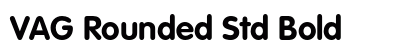 VAG Rounded Std Bold font free download