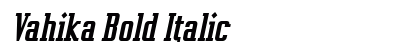 Vahika Bold Italic Preview