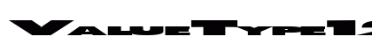 ValueType126 Regular font free download