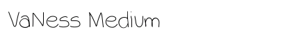 VaNess Medium font free download