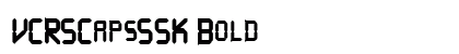 VCRSCapsSSK Bold font free download