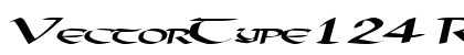 VectorType124 Regular font free download