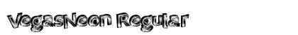 VegasNeon Regular font free download