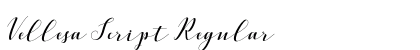 Vellesa Script Regular preview
