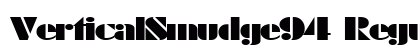 VerticalSmudge94 Regular font free download