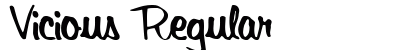 Vicious Regular font free download