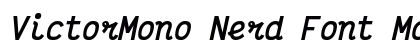 VictorMono Nerd Font Mono Bold Italic font free download