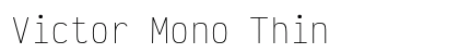 Victor Mono Thin Preview
