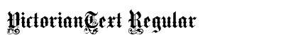 VictorianText Regular font free download