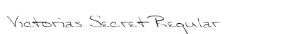 Victorias Secret Regular font free download