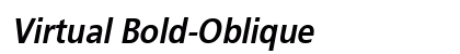 Virtual Bold-Oblique Preview
