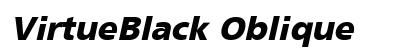 VirtueBlack Oblique preview