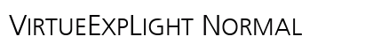 VirtueExpLight Normal font free download
