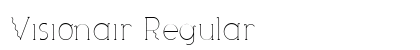 Visionair Regular font free download